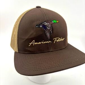 Brown and Tan Cap American Fetcher pacific headwear pro model